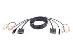 kvm кабель USB DVI D Single Link 5м ATEN 2L-7D05U - фото