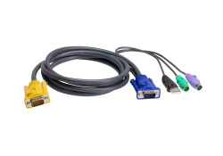kvm кабель PS/2 USB VGA 1.8м ATEN 2L-5302UP - фото